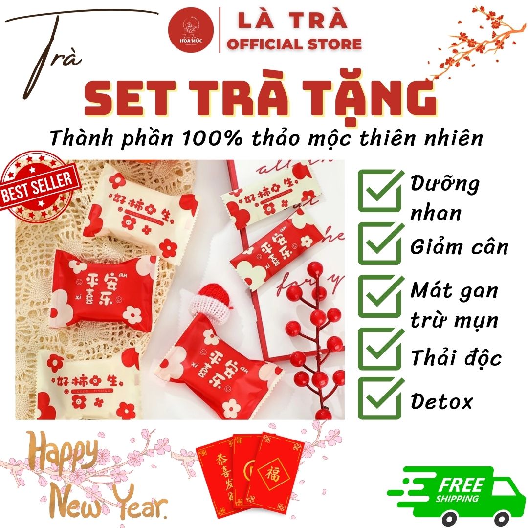 ✅ Set trà tặng tự chọn giảm cân detox dưỡng nhan tặng mẹ tặng người thân LÀ TRÀ FREESHIP
