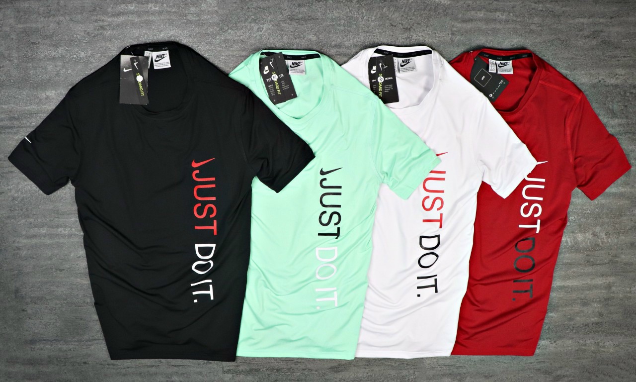 Áo thun lạnh thể thao nam bigsize tay ngắn không cổ just do it