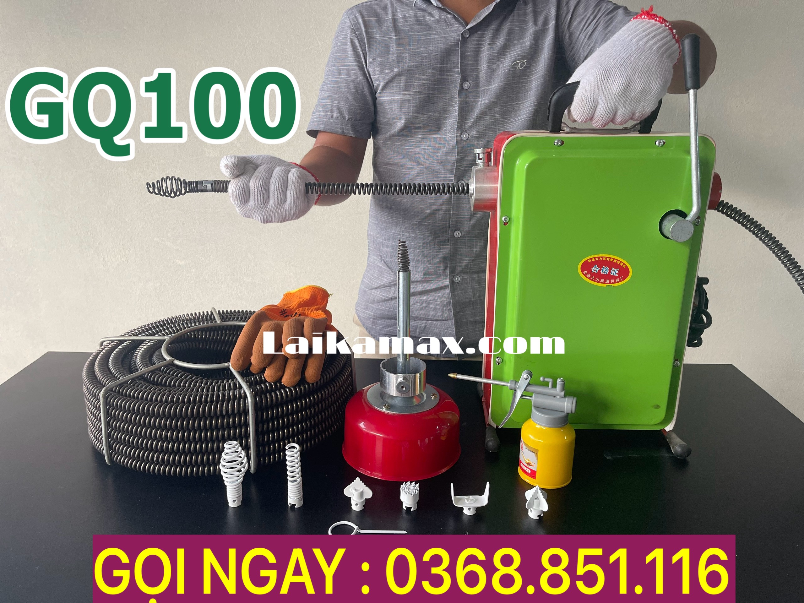 Máy thông cống GQ100 Công Suất 900W HÃY GỌI ĐIỆN ĐỂ ĐƯỢC SHOP TƯ VẤN 0368.851.116