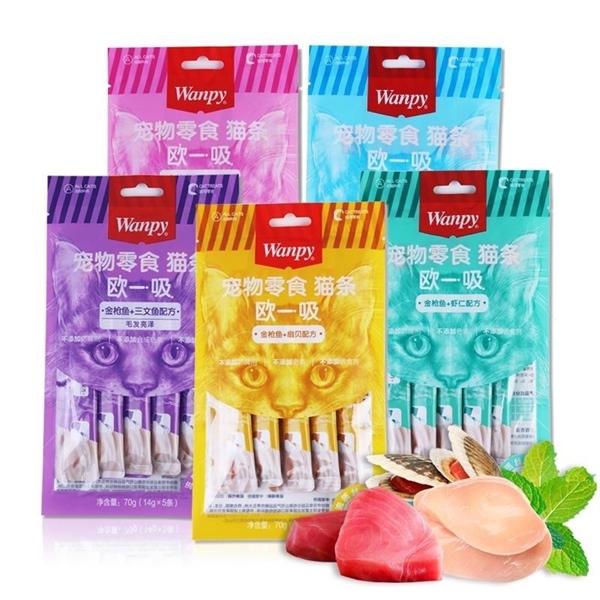 Soup thưởng wanpy gói 5 thanh - súp thưởng cho mèo wanpy