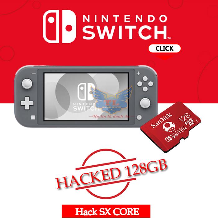 [trả góp 0%] máy chơi game nintendo switch lite h.a.c.k chip sx core + thẻ nhớ 3