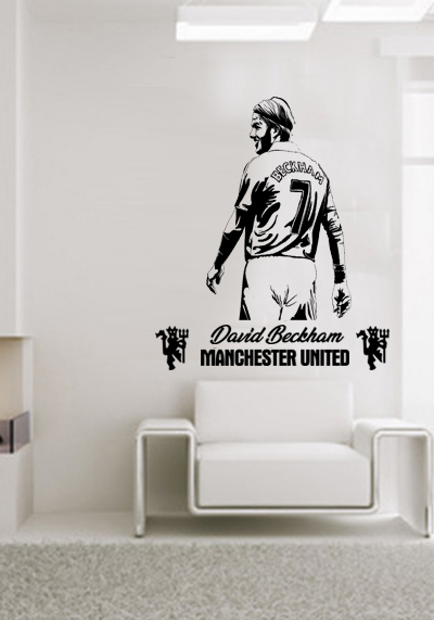 Decal dán tường chống thấm size lớn hình Beckham