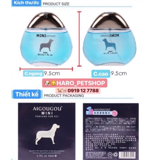 [HCM]Nước hoa cho chó mèo - nước hoa cho thú cưng sản phẩm đa dạng về mẫu mã kích cỡ màu sắc chất lượng tốt cam kết hàng giống với mô tả
