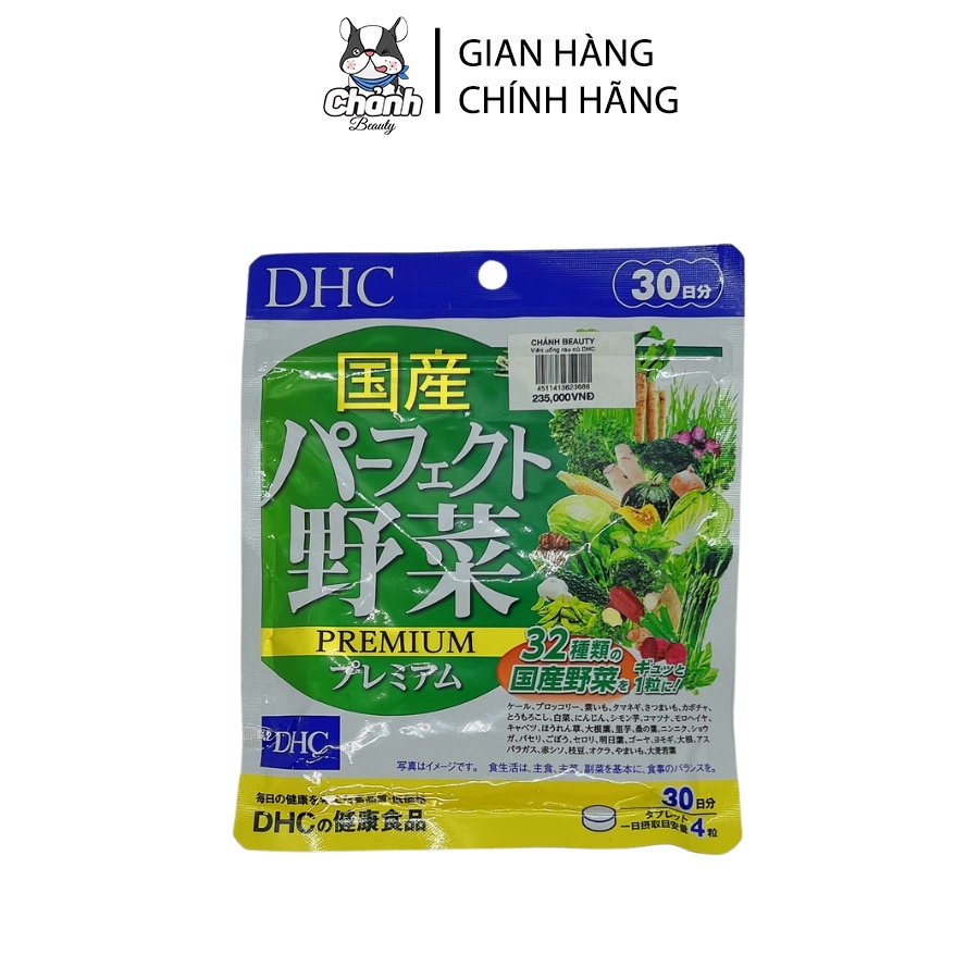 Viên uống dhc rau củ quả tổng hợp premium 120 viên