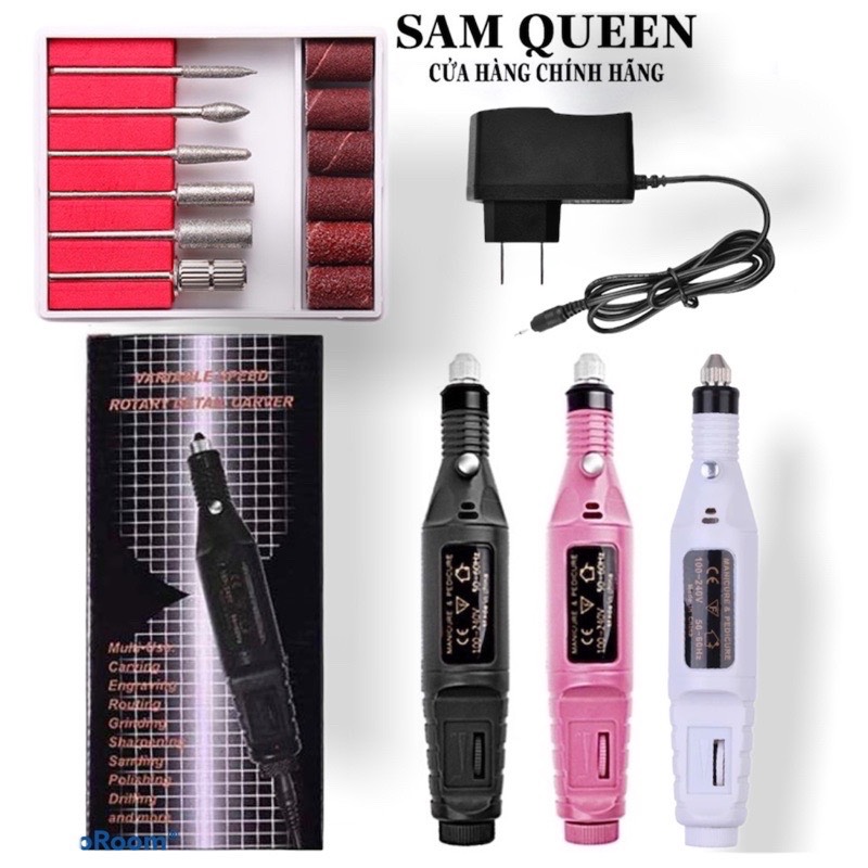 Máy mài móng tay làm nail phá bột, mài mịn