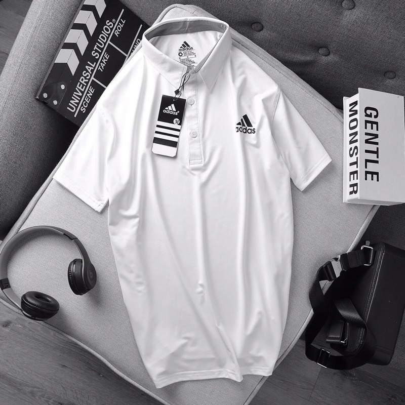 Áo thun nam áo phông nam thể thao cổ bẻ adidas