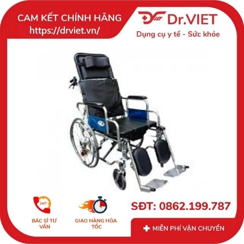 Lucass X767 Multi-Functional 2-Wheel Anti-Flip Wheelchair