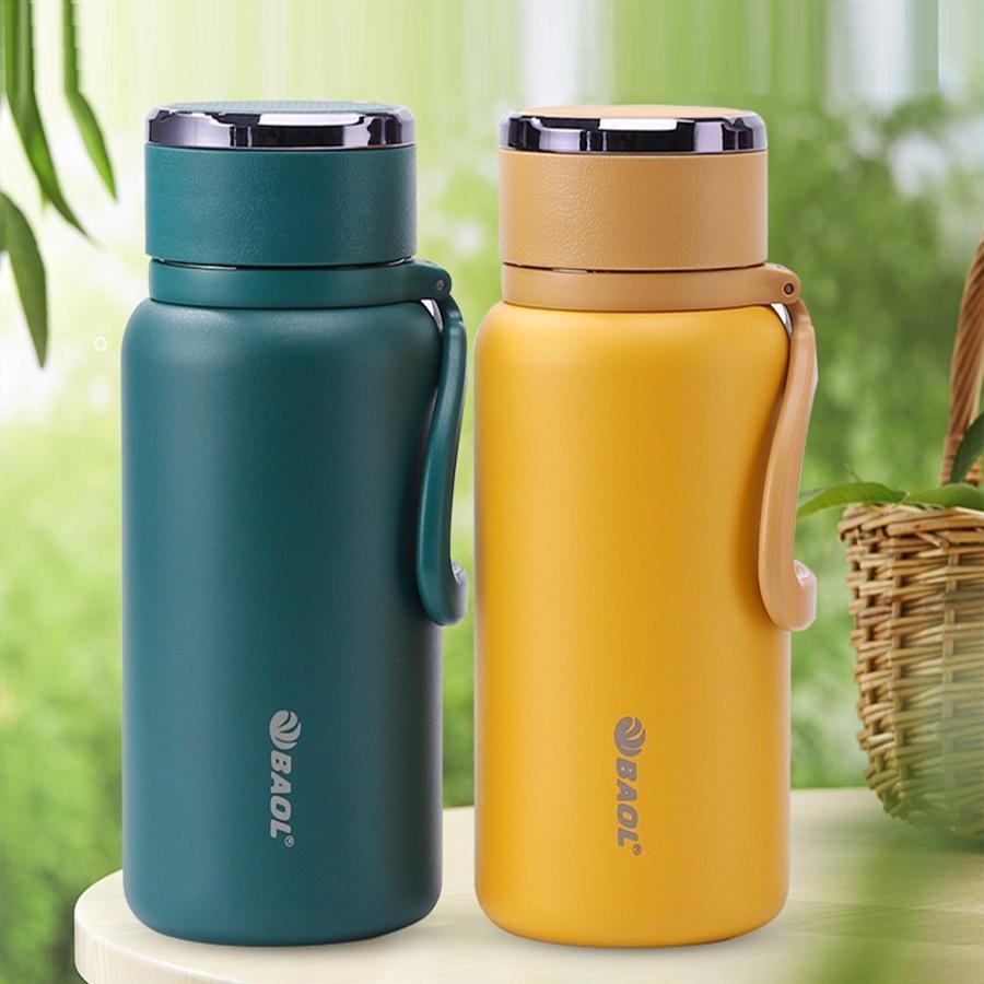 Bình nước giữ nhiệt 1500ml l32 cao cấp giữ nhiệt 20 giờ - bình uống nước giữ nhiệt 1,5 lít inox 304 dày 1cm tiện lợi