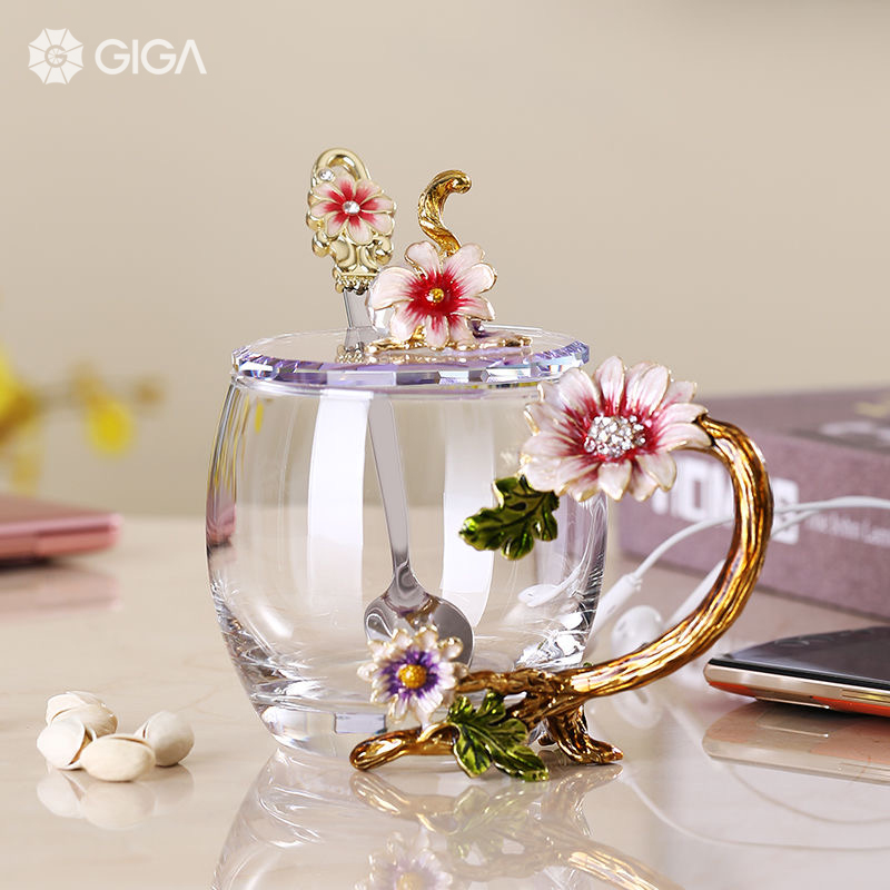 GIGA ESSENTIAL Cốc nước thủy tinh chịu nhiệt cao kiểu dáng thiết kế trang nhã thích hợp cho gia đình - INTL