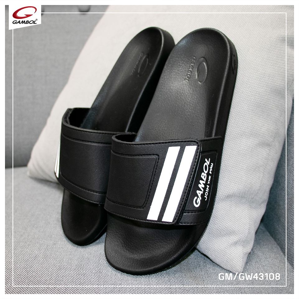 Dép GAMBOL Thái Lan Quai Ngang 43108 Chính Hãng - Đen