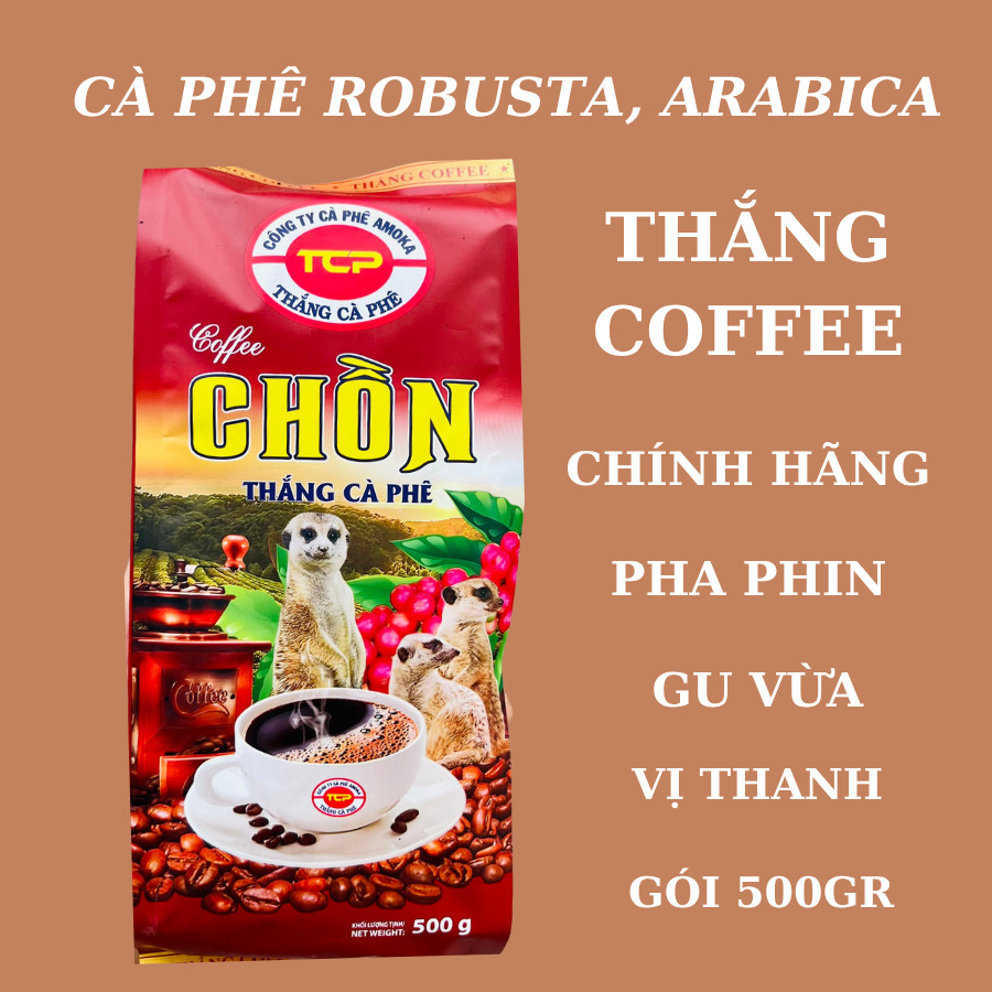  Cà Phê Chồn Nâu - 500gr Coffee Trộn Hỗn Hợp Robusta Arabica Culi Rang Bơ Xay Pha Phin Truyền Thống Gu Vừa Vị Thanh 