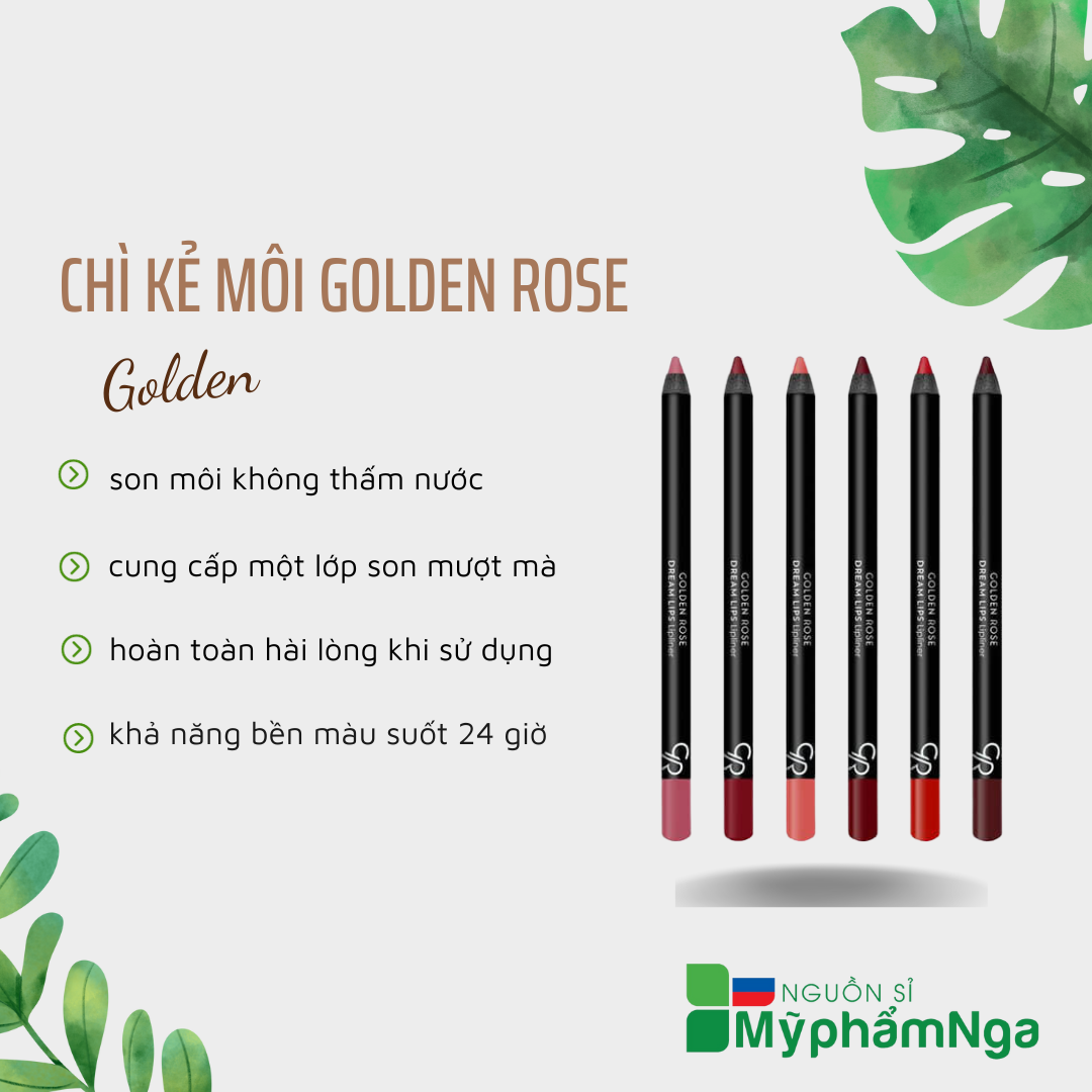 Chì kẻ môi Golden rose