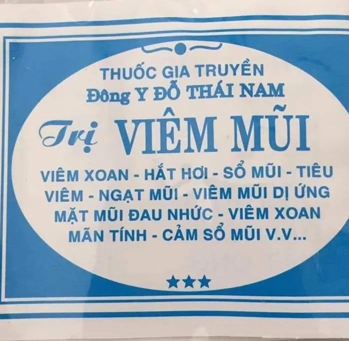 200 gói viêm xoang mũi đông y đỗ thái nam