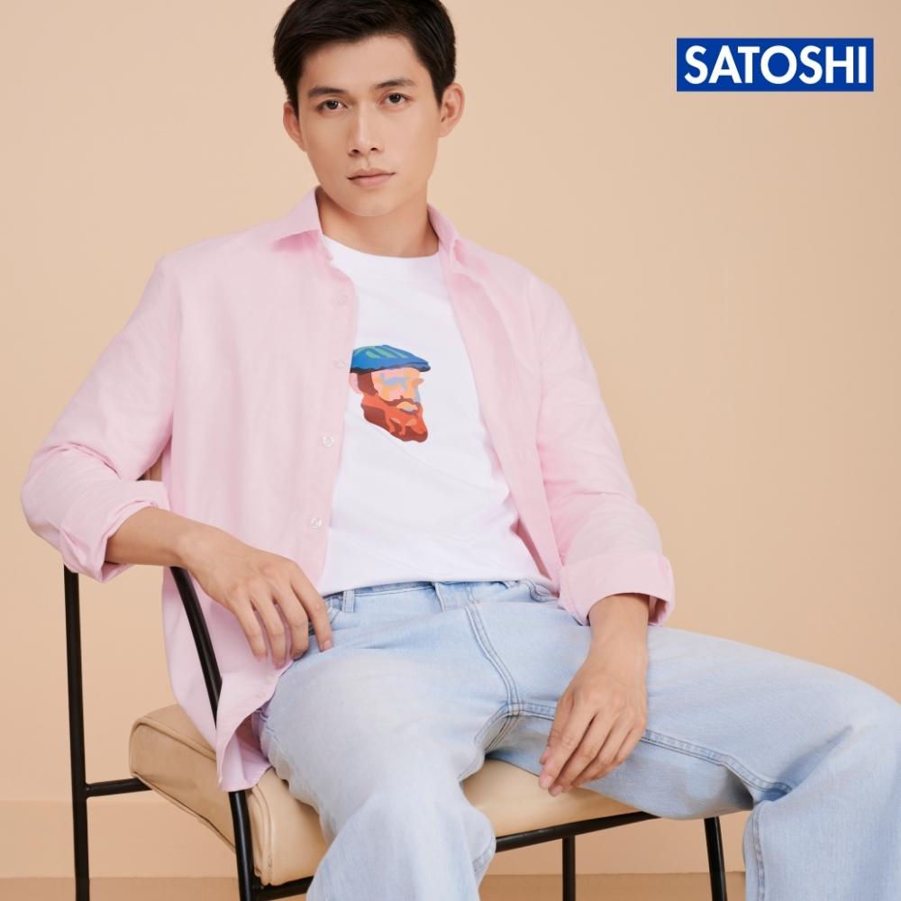 Áo sơ mi nam Satoshi Oxford SASM88 tay dài nhiều màu chất cotton thấm hút mồ hôi tốt