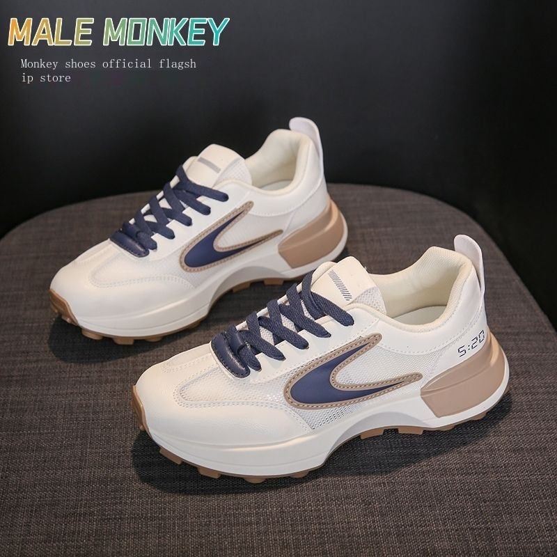 ۩  Nam monkey qi wei same style daddy shoes giày chạy bộ chuyên nghiệp ultra-light forrest gump shoe