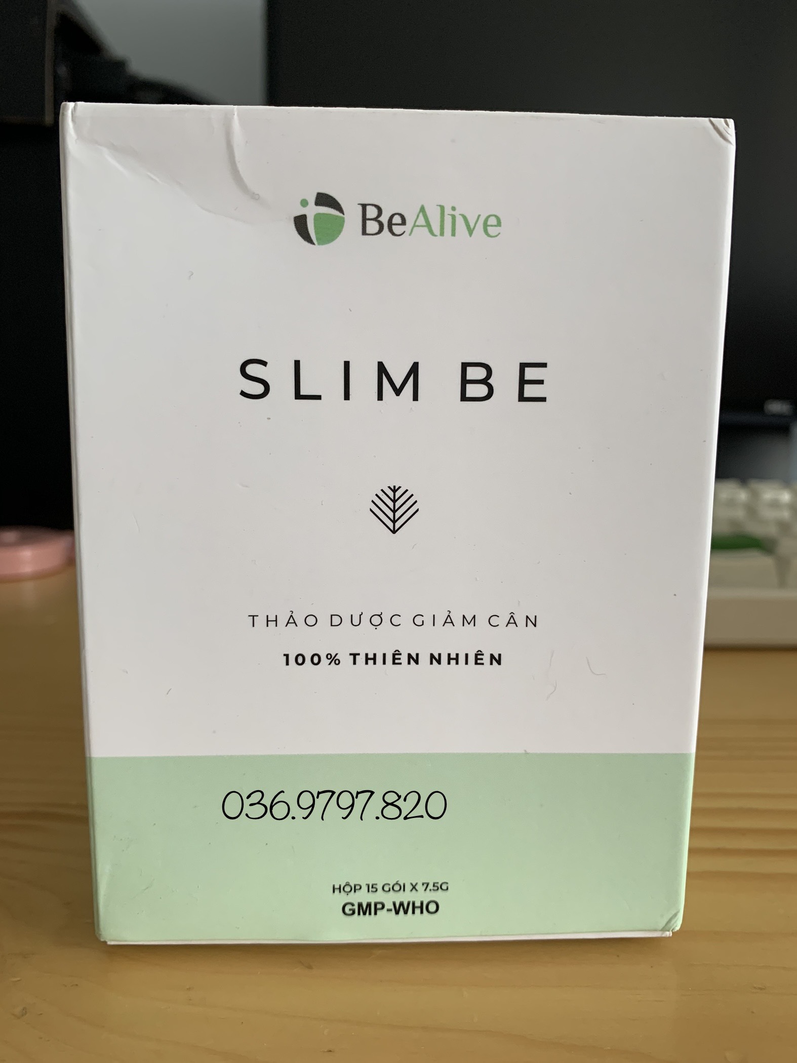 Liệu trình 2 hộp Giảm cân Slim Be - Hạn chế hấp thu mỡ thừa - Mẫu mới của giảm cân Cường Anh