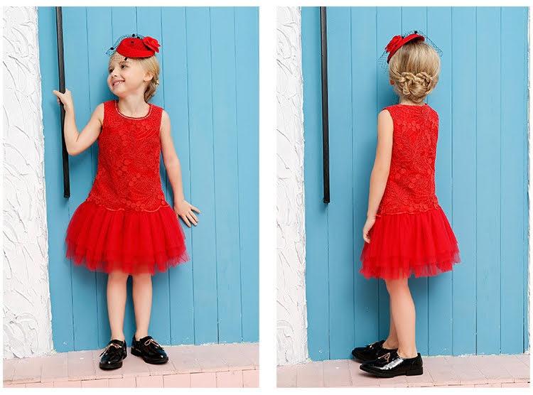 Đầm công chúa dáng chữ A, Đầm phối chân váy lưới phồng - cho bé gái từ 14kg - 32kg (ĐẦM KHÔNG KÈM NÓN), Đầm bé gái, Đầm tiểu thư, Thời trang trẻ em, Quần áo bé gái