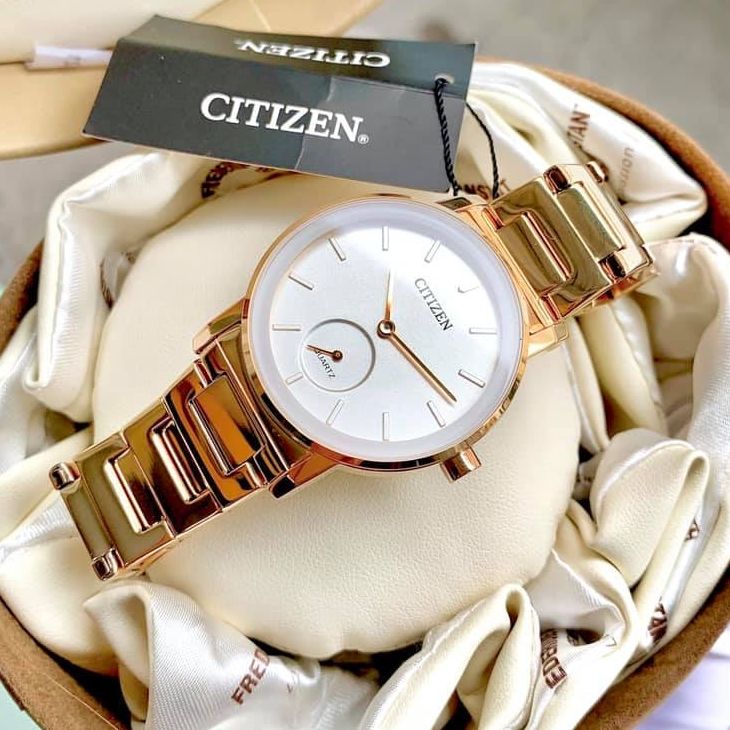 Đồng hồ Nữ chính hãng Citizen Quartz (máy Pin) EQ0608-55E size 28
