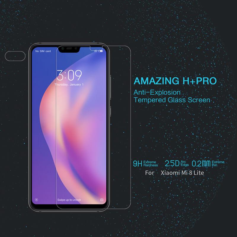 Kính cường lực Trong suốt cho Xiaomi Mi 8 Lite