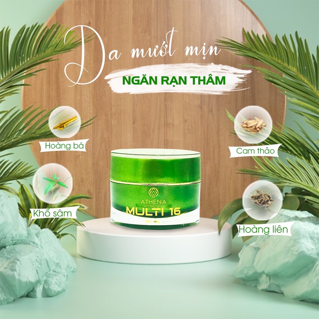 Kem rạn da multi 16 athena 20g & 30g - kem ngừa rạn, chống rạn da mẹ bầu, mờ rạn cho mẹ sau sinh, mờ rạn tăng cân nhanh, mờ rạn do tập gym