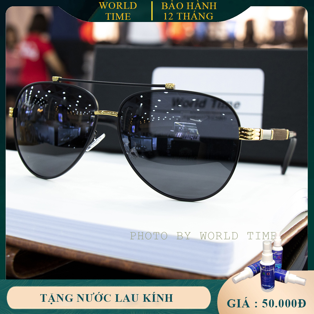 Kính mát nam cao cấp P3979 full box, thẻ bảo hành 12 tháng, tròng Polarized, chống chói, chống loá, chống tia UV400