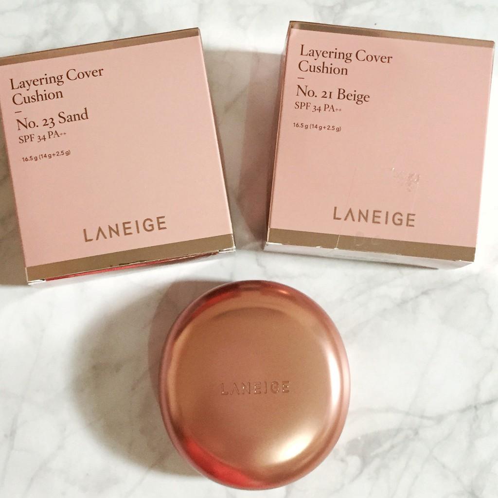 [HCM]Phấn Nước Laneige Layering Cover Cushion & Concealing Base (16.5g) #21