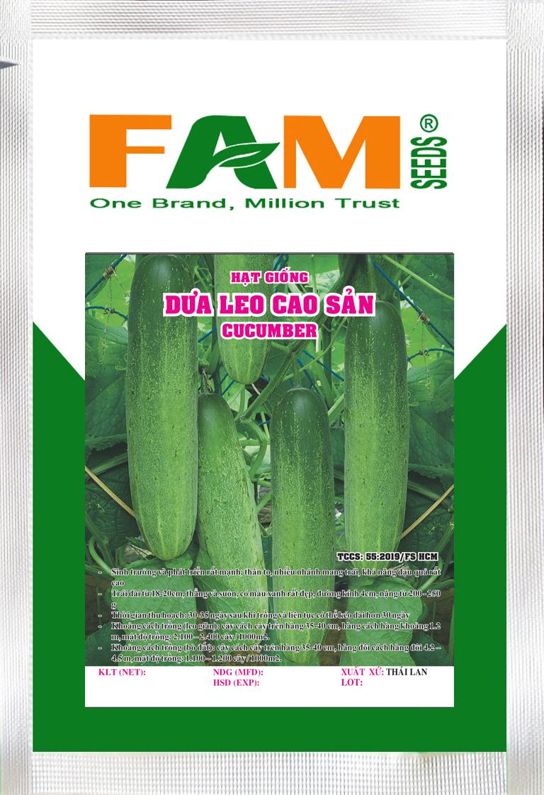 Hạt giống dưa leo cao sản - gói 1gr