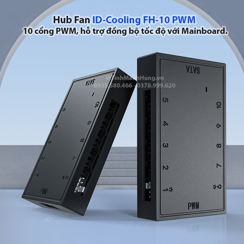 Hub Fan ID-Cooling FH-10 PWM, 10 cổng PWM