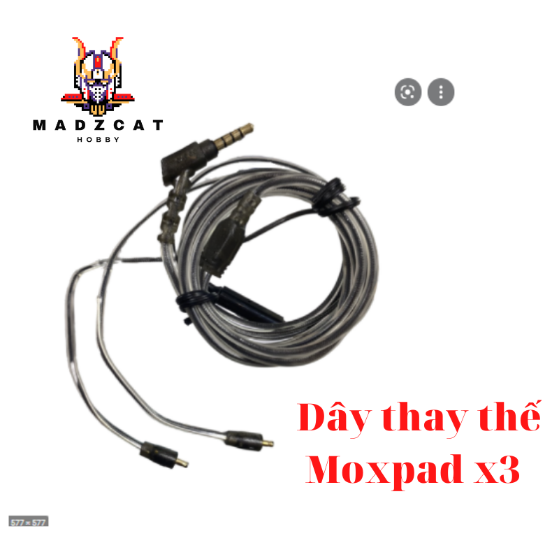 Dây thay thế cho tai nghe Moxpad x3 - Hàng chính hãng