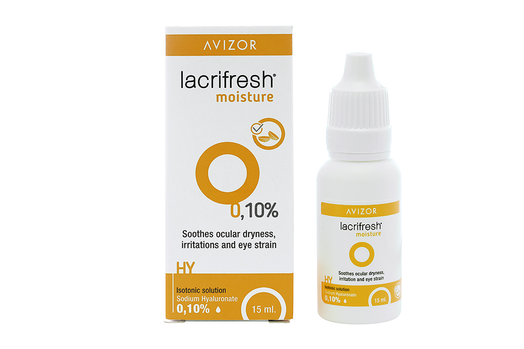 [HCM]Dung dịch nhỏ mắt Lacrifresh Moisture 0.1% chai 15ml