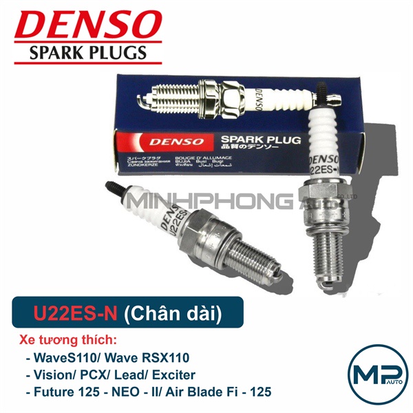 Bugi Denso chính hãng chân dài