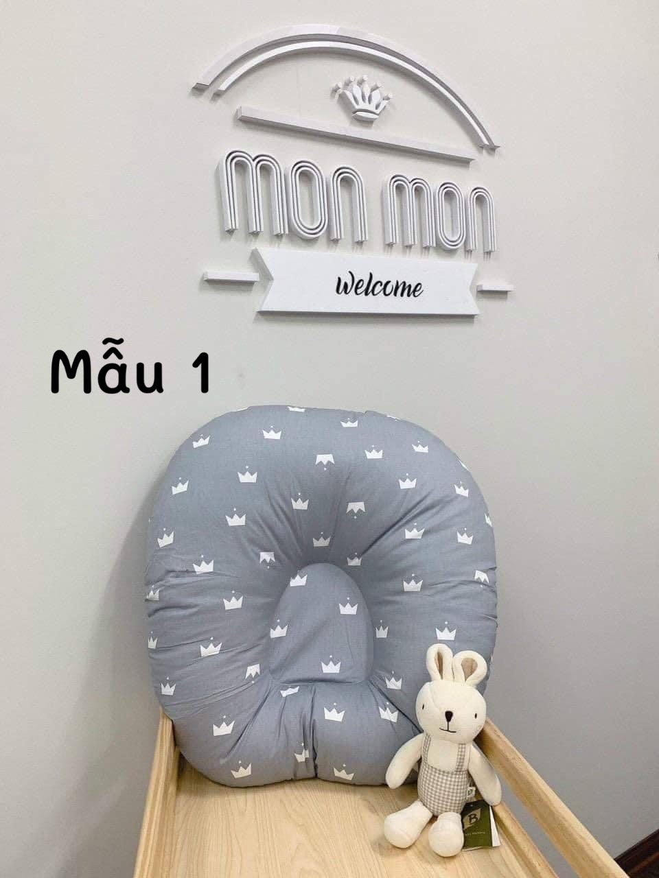 Gối Chống Trào Ngược Mon Giúp Bé Chống Trào Ngược Hiệu Qủa Và Ngủ Ngon Hơn ( Được chọn mẫu )