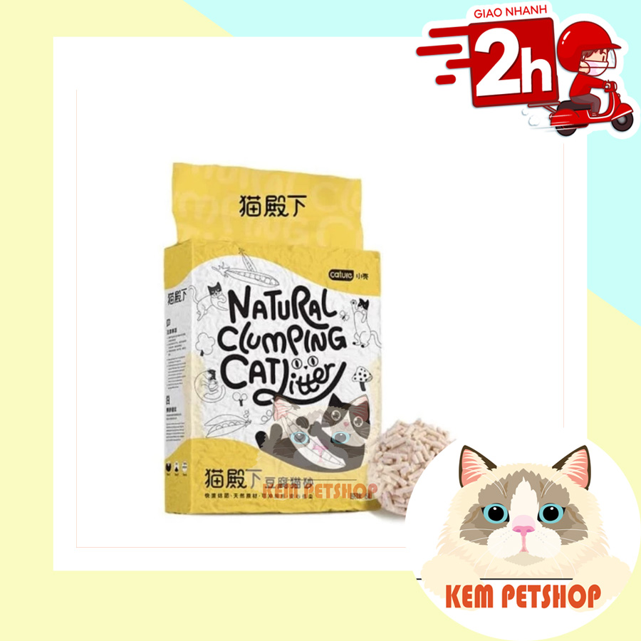 Cát đậu nành cature tofu nội địa 6l - cát vệ sinh cho mèo
