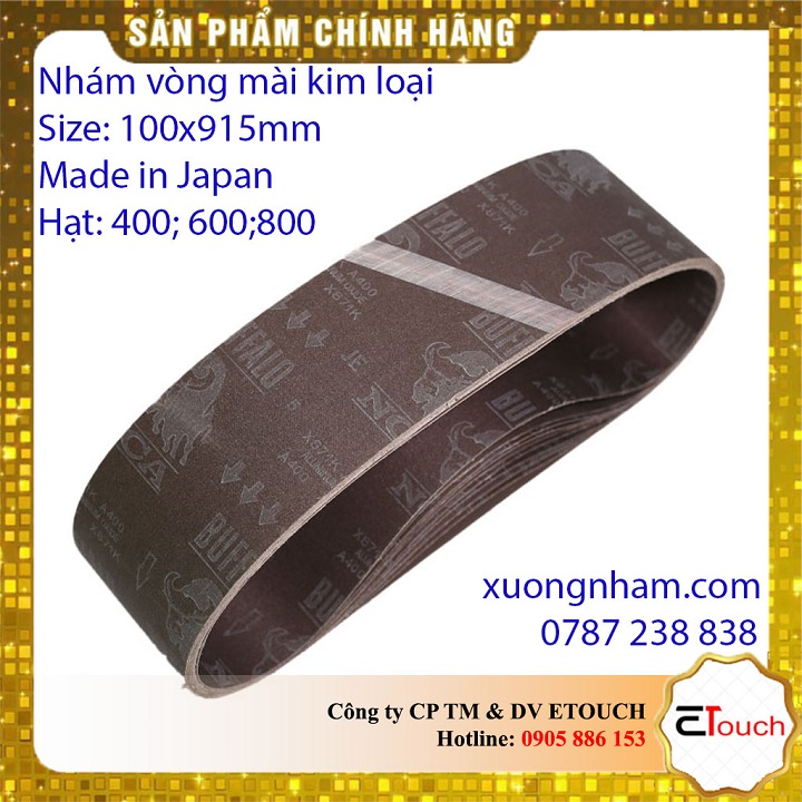 Giấy nhám - nhám vòng 100x915 nhật bản cát mịn từ 400-600-800-100-120