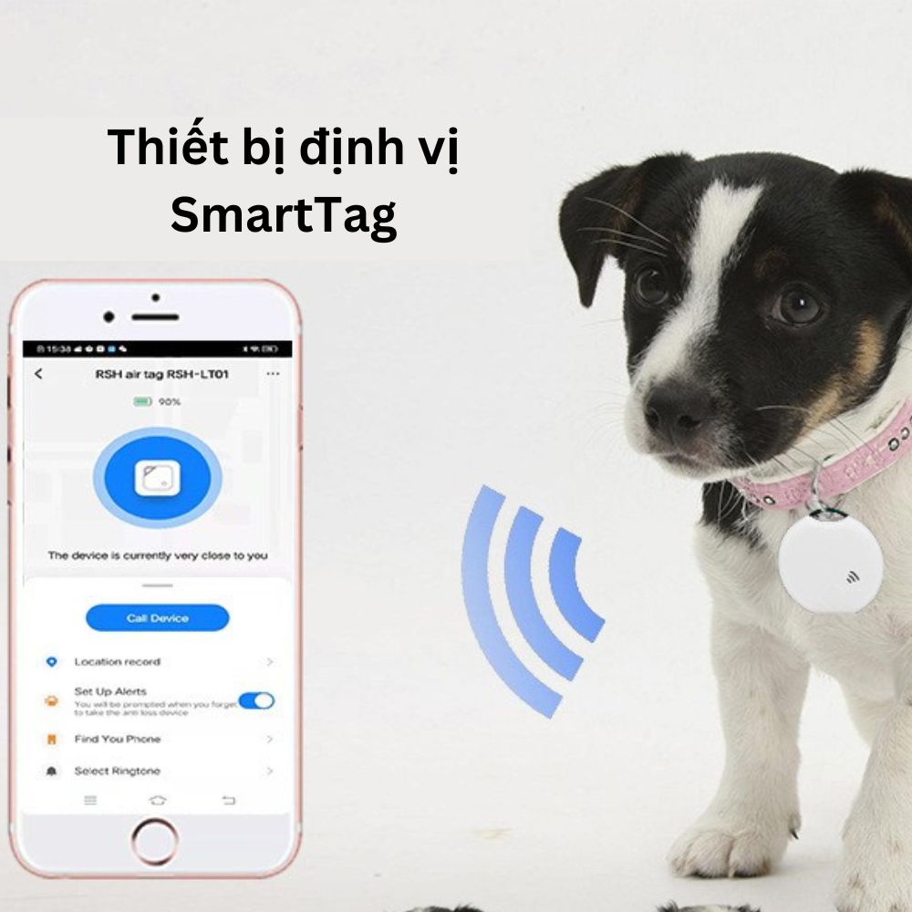 Thiết Bị Định Vị SmarTag Mini Chống Thất Lạc Mất Cắp Tui Ví Chó Mèo Trẻ Em Tuya L110