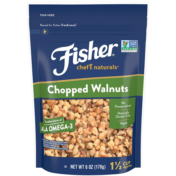 Hạt óc chó loại nhuyễn của Mỹ FISHER Chef's Naturals Chopped Walnuts