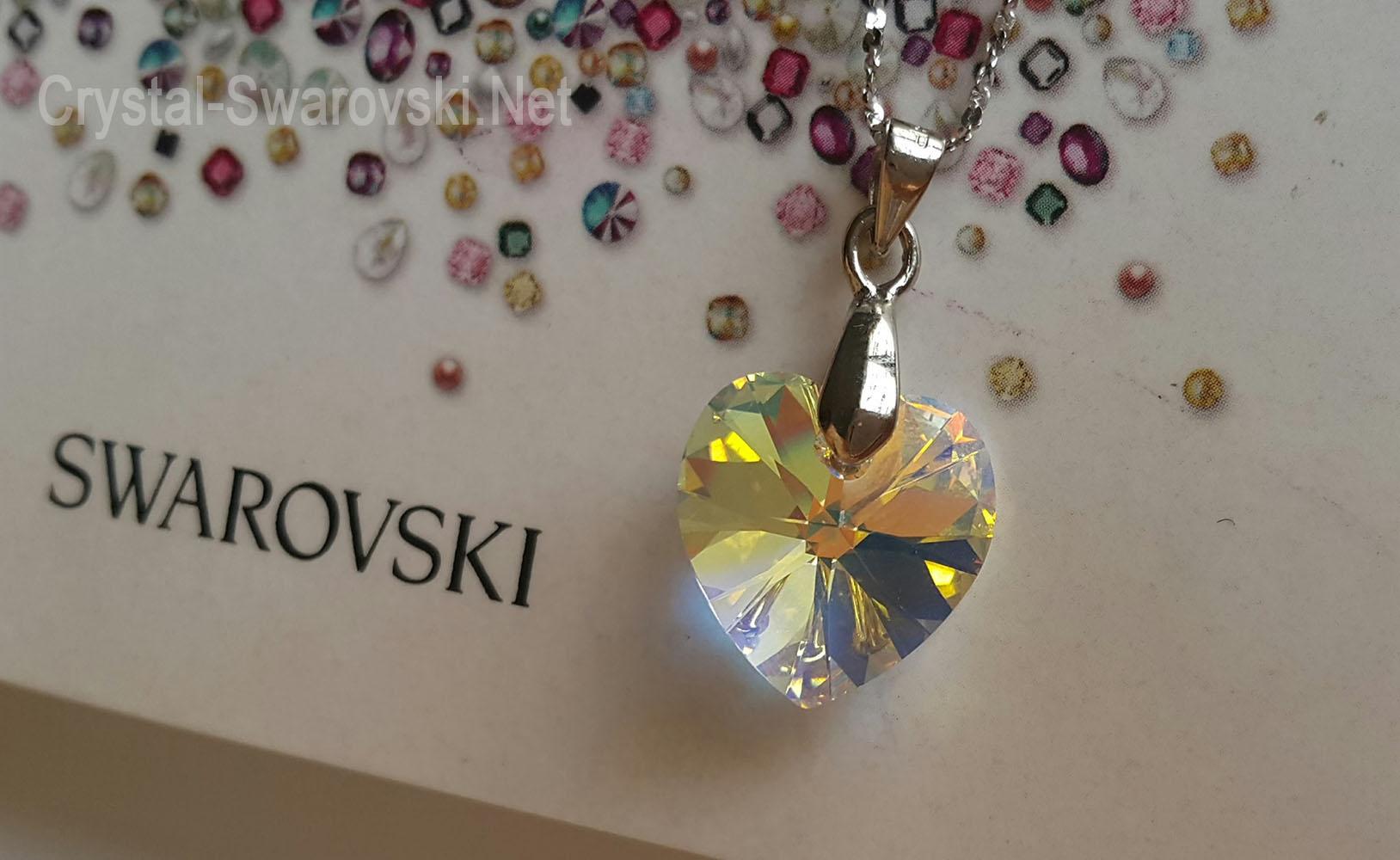 [HCM]Mặt dây chuyền pha lê Swarovski cao cấp pendant hình trái tim 6228 AB