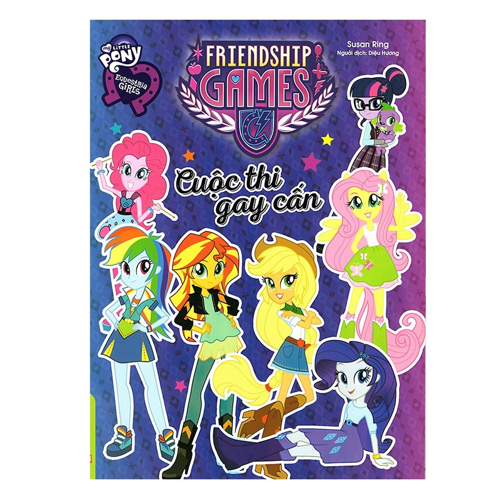 Sách - my little pony - cuộc thi gay cấn