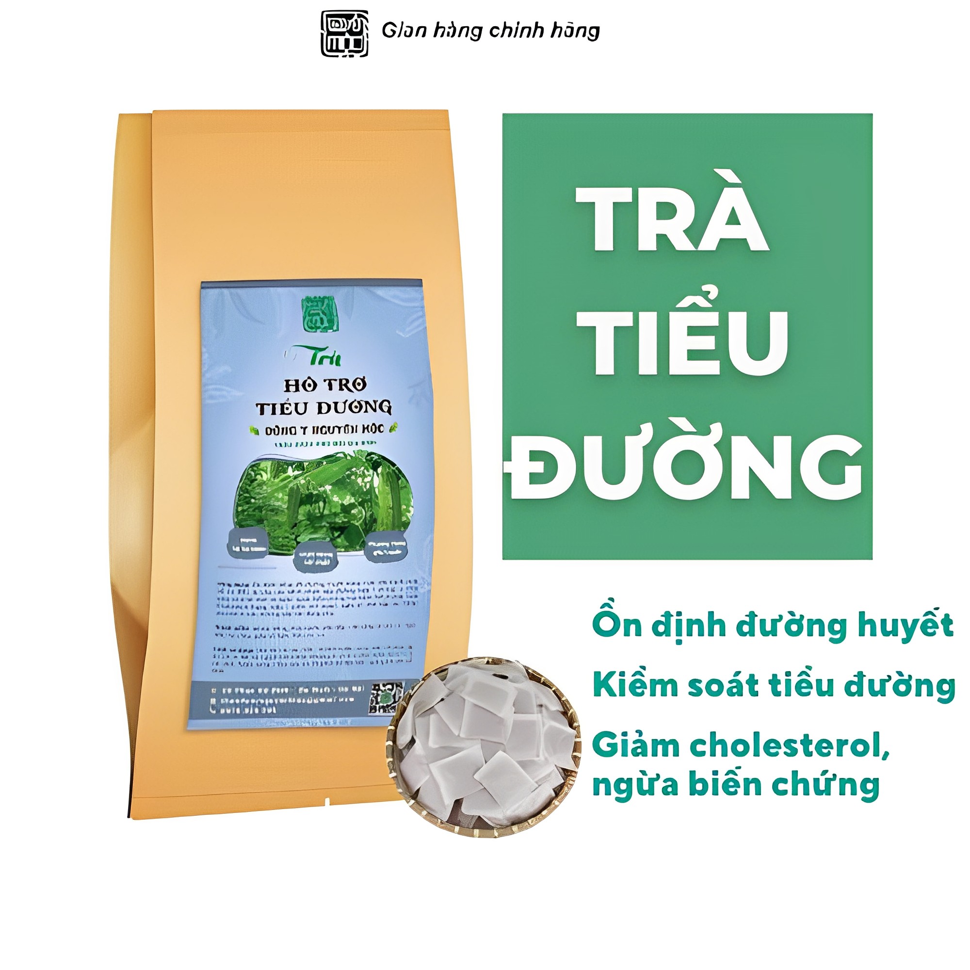 Trà tiểu đường thảo dược Nguyên Mộc giảm mỡ máu ổn định đường huyết ngừa tiểu đường giảm biến chứng