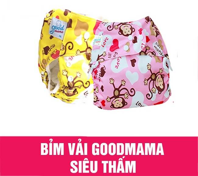 Bỉm vải trẻ em Goodmama ban đêm cho bé 3-20kg