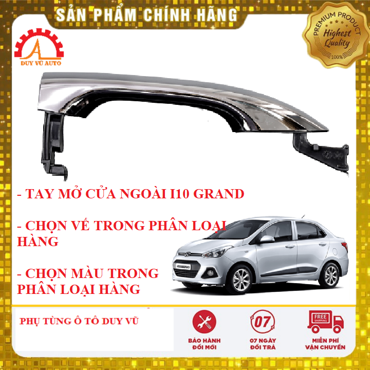 Tay mở cửa ngoài hyundai i10 grand