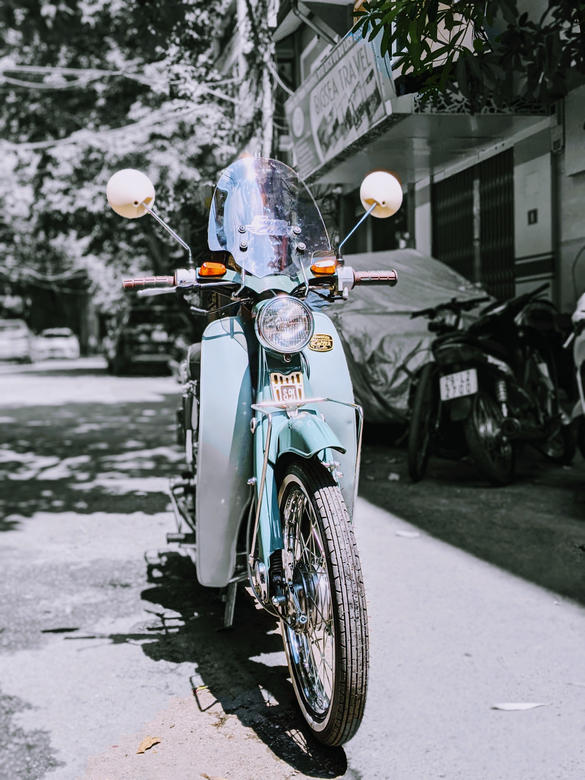 Kính chắn gió fairing cub c100, c65