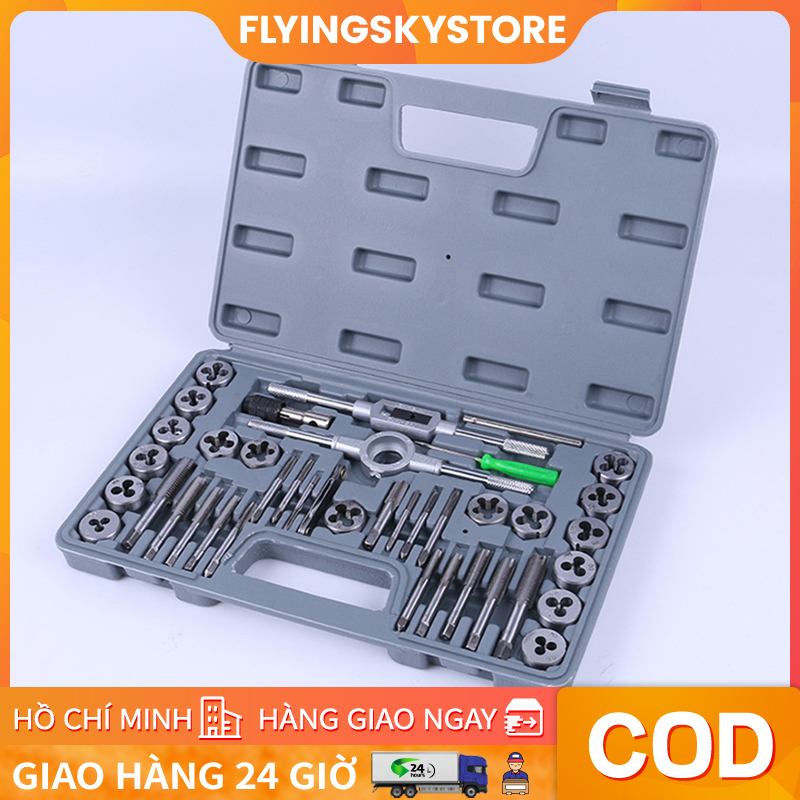 Bộ tạo ren cỡ đại 40 chi tiết bộ taro hợp kim siêu cứng. Bộ tạo ren cỡ đại 40 chi tiết bộ taro hợp kim siêu cứng.