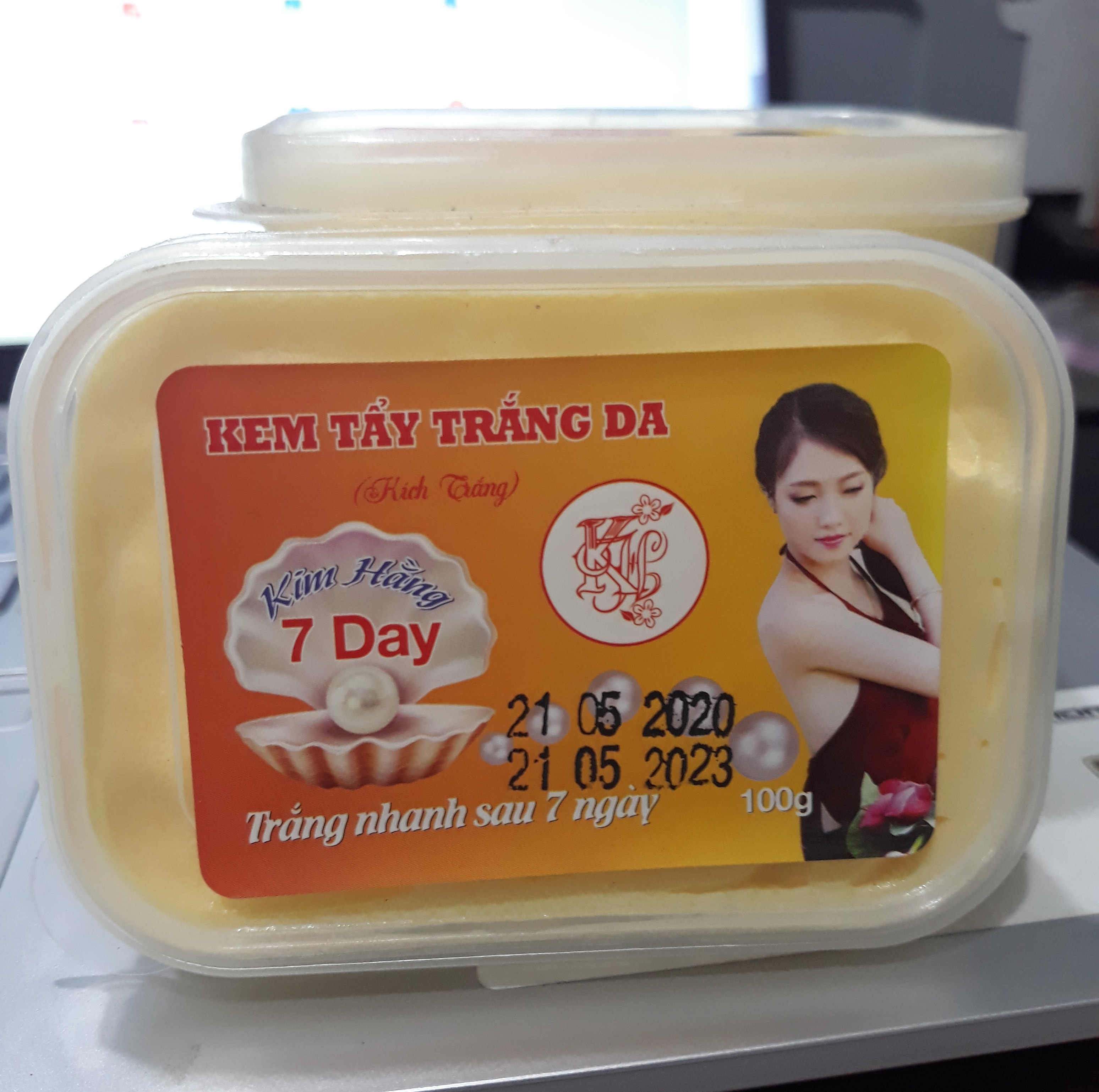 kem trắng da 7 day