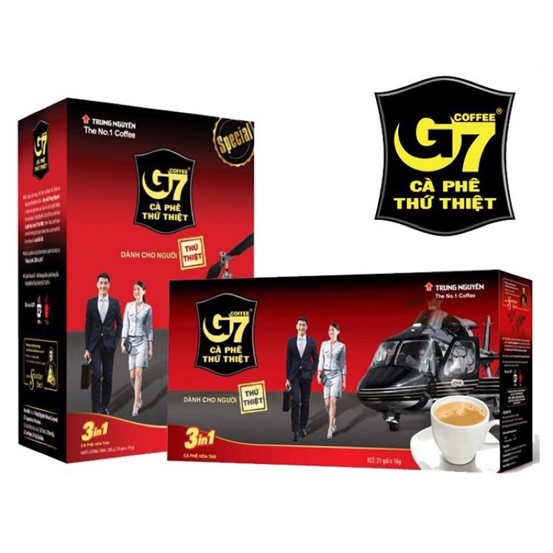  Cà Phê Sữa Hoà Tan G7 hộp 18 gói 21 gói - Shop THU QUÂN 