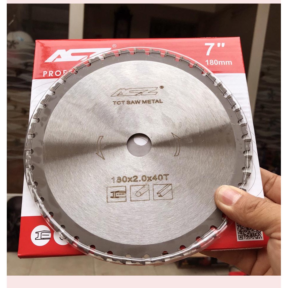 Lưỡi cắt sắt hợp kim 180mm- acz lưỡi cắt sắt hợp kim 180mm- acz lưỡi cắt sắt hộp kim đa năng acz 180mm