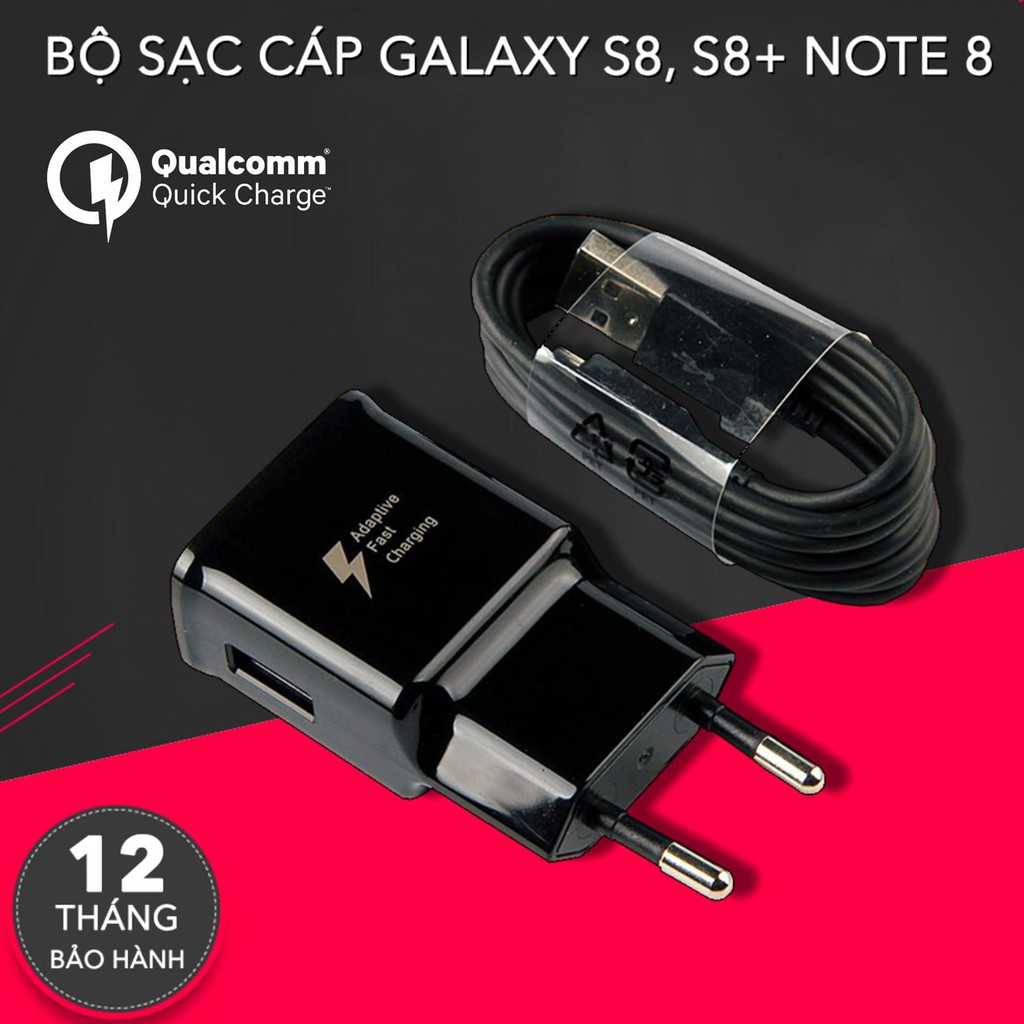 Trọn bộ sạc+ cáp samsung galaxy s8/ s8 plus/ s9/ s9 plus/ note 9 - chính hãng, zin bóc máy