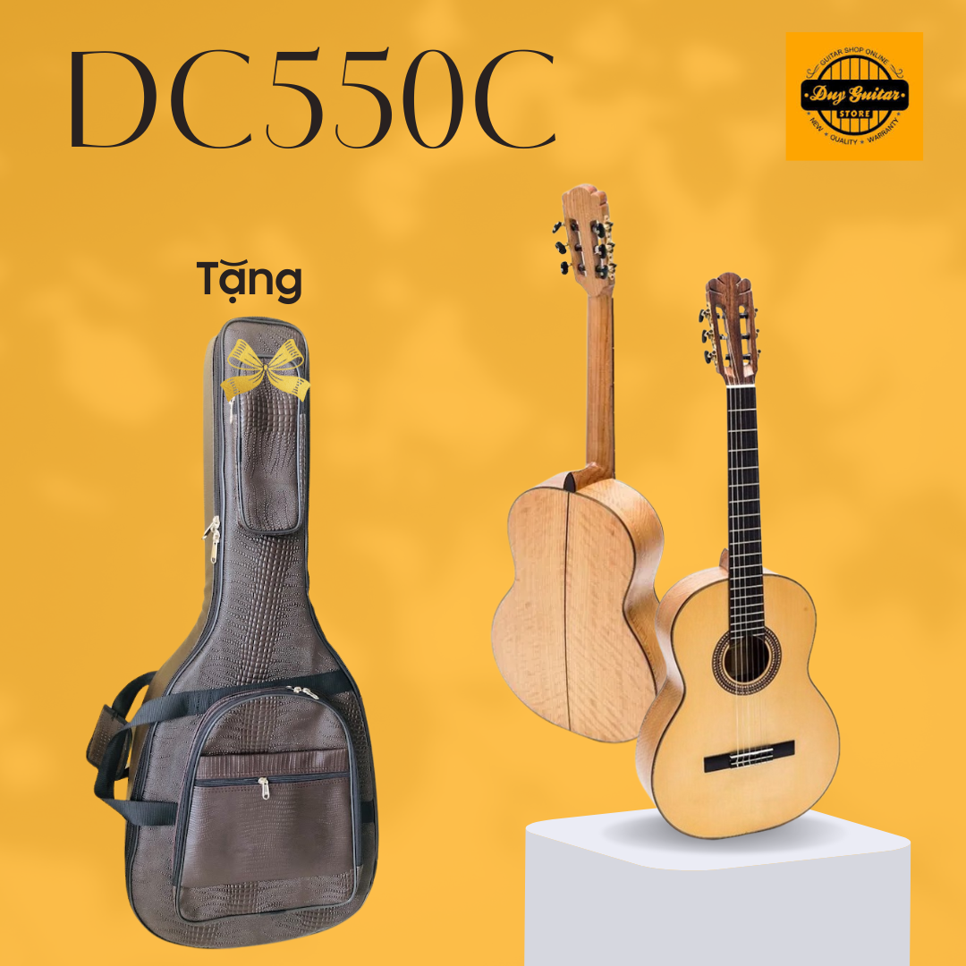 Đàn guitar classic Duy Guitar Store DC550C gỗ Còng âm thanh tốt dòng guitar chất lượng bảo hành 12 tháng