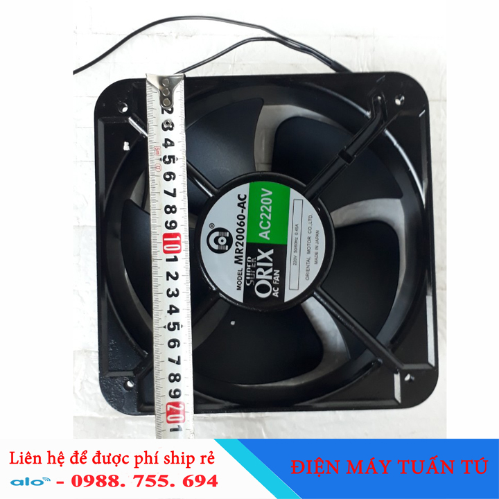 Quạt hút mùi 20x20x6cm ORIX MR20060 Nhật Bản