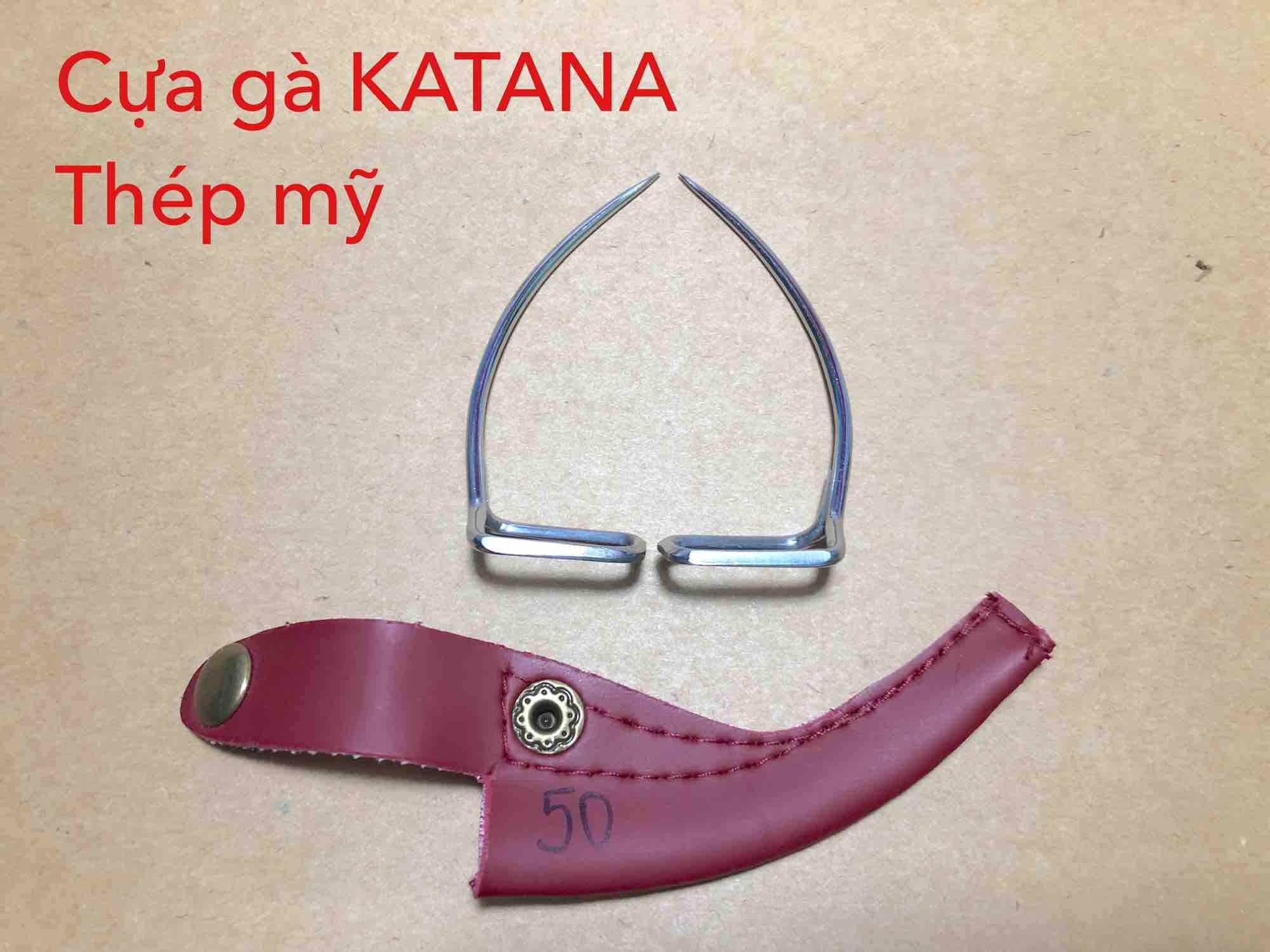 [HCM]Cựa gà tre 50 thép mỹ